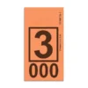 2 (2) Caja de Etiquetas Cuadradas para Limpieza en Seco (1,000/Caja) Varios colores y numeros