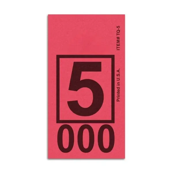4 (4) Caja de Etiquetas Cuadradas para Limpieza en Seco (1,000/Caja) Varios colores y numeros