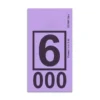 5 (3) Caja de Etiquetas Cuadradas para Limpieza en Seco (1,000/Caja) Varios colores y numeros
