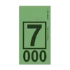 6 (2) Caja de Etiquetas Cuadradas para Limpieza en Seco (1,000/Caja) Varios colores y numeros