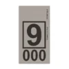 8 (1) Caja de Etiquetas Cuadradas para Limpieza en Seco (1,000/Caja) Varios colores y numeros
