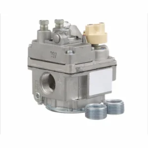 Válvula de seguridad Robertshaw para gas natural compatible con freidoras Pitco y Vulcan Hart.